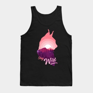 Stay Wild Wildcat Sunset Tank Top